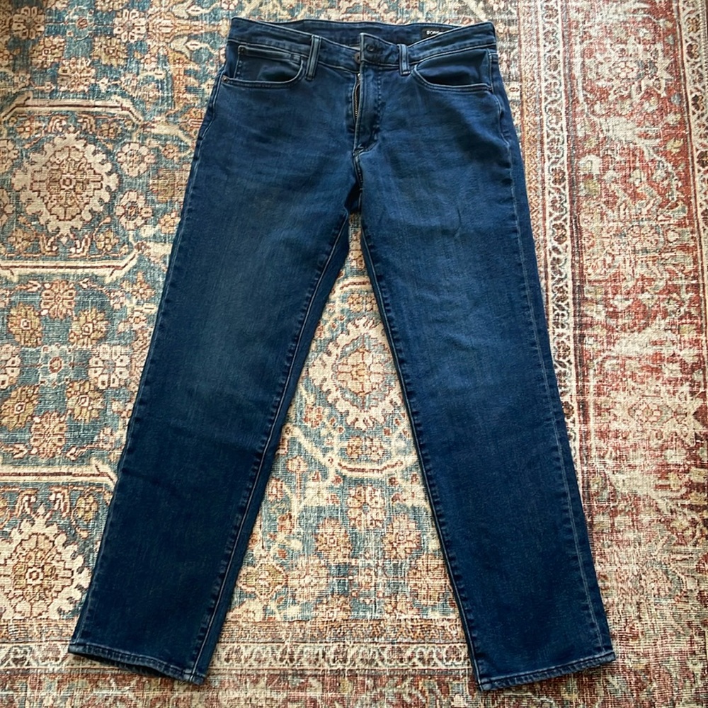 Men’s Bonobos Straight Stretch Blue Jeans 31x30